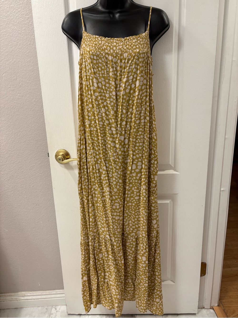 Show Me Your MuMu Anaya Maxi Desert Cheetah Dress Loose Flowy Pockets size S